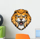 Lion Head Illustration Wall Decal