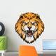 Lion Head Illustration Wall Decal