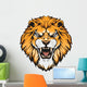 Lion Head Illustration Wall Decal