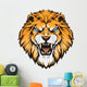 Lion Head Illustration Wall Decal