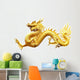 Golden Chinese Dragon Wall Decal