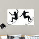 Surfing Man Wall Decal