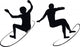 Surfing Man Wall Decal
