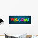 Paper Welcome Sign Wall Decal
