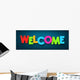 Paper Welcome Sign Wall Decal