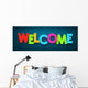 Paper Welcome Sign Wall Decal