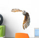 Flying Barn Owl Wall Decal