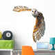 Flying Barn Owl Wall Decal