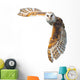 Flying Barn Owl Wall Decal