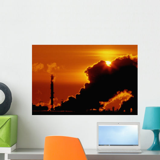 Oil Refinery Wall Mural