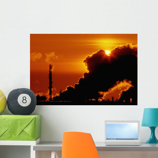 Oil Refinery Wall Mural