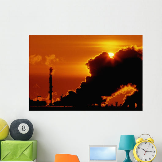 Oil Refinery Wall Mural