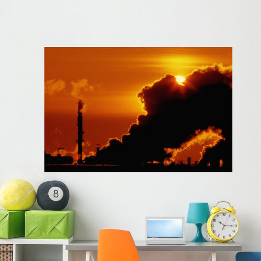 Oil Refinery Wall Mural
