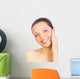 Happy Woman Wall Decal