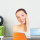Happy Woman Wall Decal