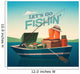Fishing Boat Vector Illustration Wall Decal