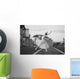 Ballerina Dancing Moscow Morning Wall Decal