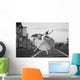 Ballerina Dancing Moscow Morning Wall Decal
