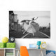 Ballerina Dancing Moscow Morning Wall Decal