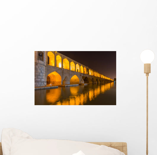 Isfahan Iran at Night Wall Decal