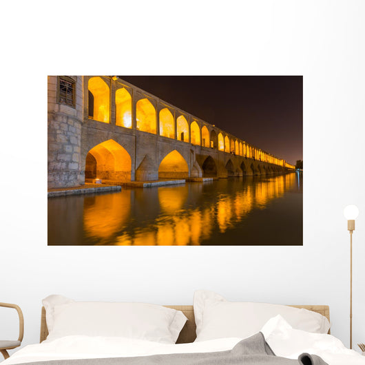 Isfahan Iran at Night Wall Decal