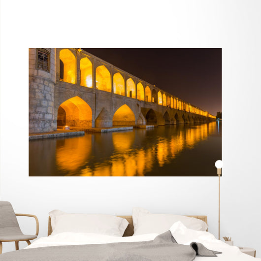 Isfahan Iran at Night Wall Decal