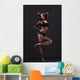 Cute Young Female Lingerie Wall Decal