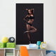 Cute Young Female Lingerie Wall Decal