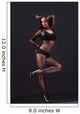 Cute Young Female Lingerie Wall Decal