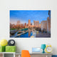 Downtown Indianapolis Skyline Horizontal Wall Decal