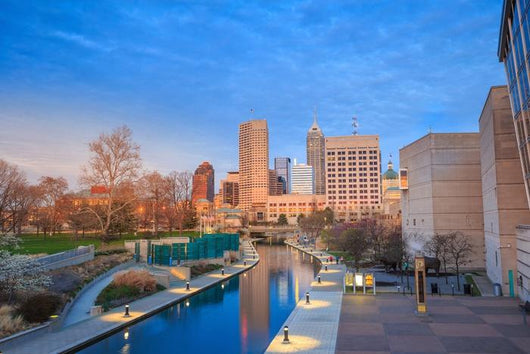 Downtown Indianapolis Skyline Horizontal Wall Decal