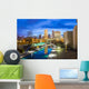 Downtown Indianapolis Skyline Evening Wall Decal
