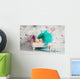 Newborn Baby Girl Asleep Wall Decal