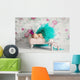 Newborn Baby Girl Asleep Wall Decal