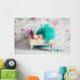 Newborn Baby Girl Asleep Wall Decal