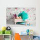 Newborn Baby Girl Asleep Wall Decal