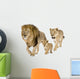 Lions Family Wall Decal