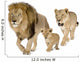 Lions Family Wall Decal