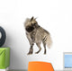 Striped Hyena Front White Wall Decal