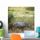 Hippopotamus in a Field Wall Decal