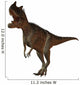 Ceratosaurus Nasicornis-3d Dinosaurs Wall Decal