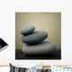 Pebbles Pyramid Rock Zen Wall Decal