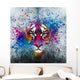 Rainbow Tiger Wall Decal