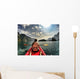 Kayaking Lake with Friend Wall Decal