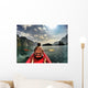 Kayaking Lake with Friend Wall Decal
