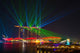 Laser Show Marina Bay Sands Wall Decal