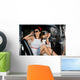 Beautiful Vintage Car Pin-up Wall Decal