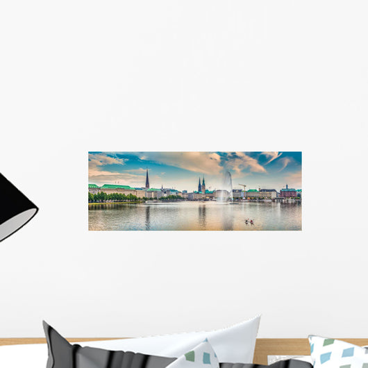 Binnenalster Inner Alster Lake Wall Decal