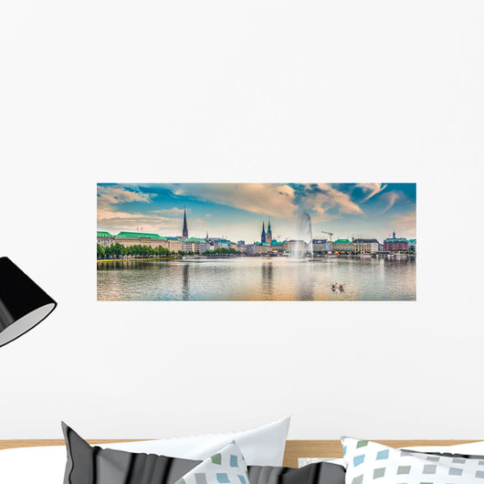 Binnenalster Inner Alster Lake Wall Decal