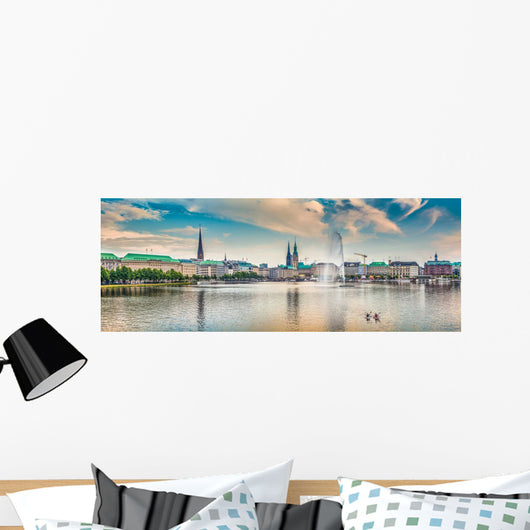 Binnenalster Inner Alster Lake Wall Decal
